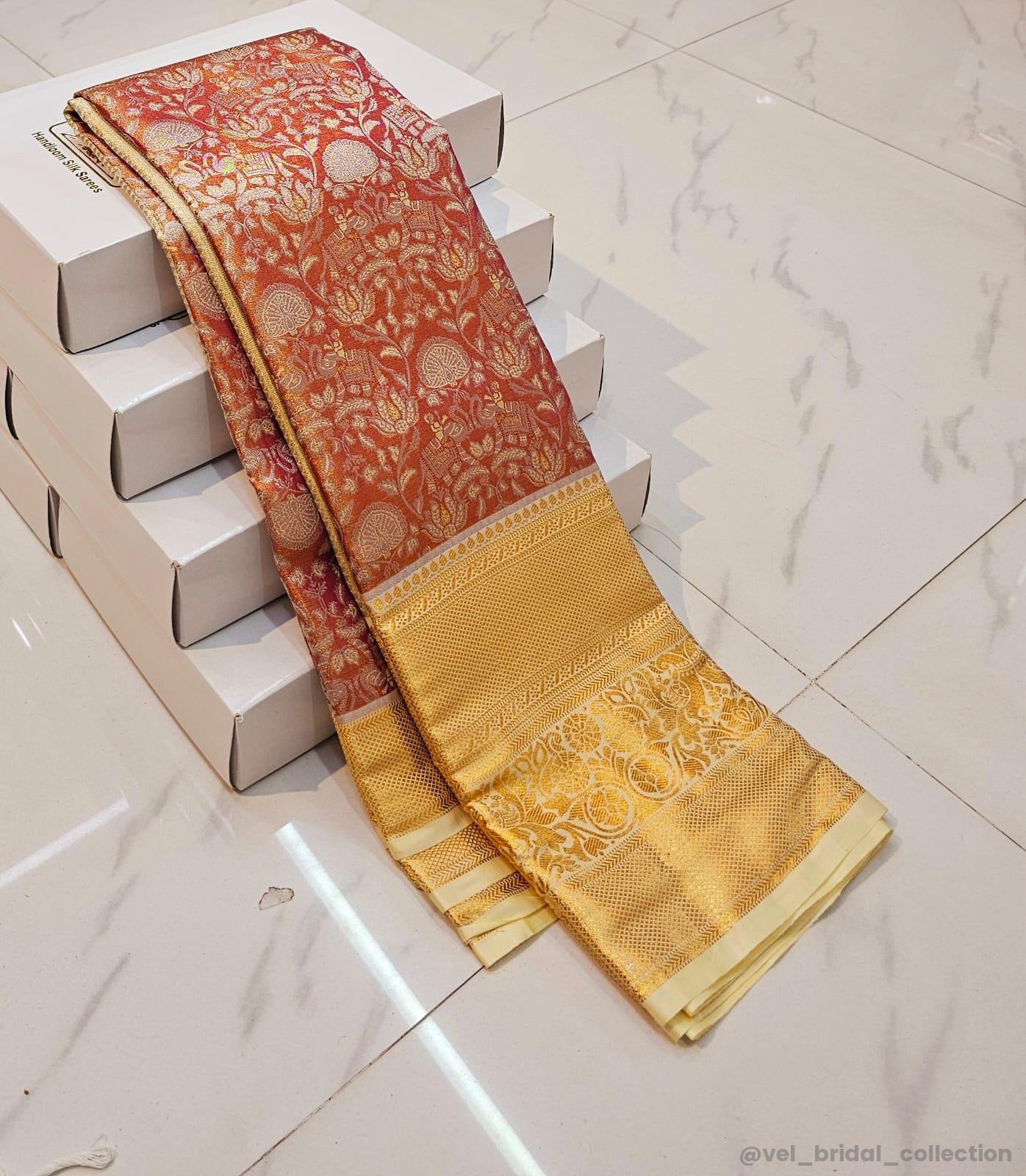 Kanchipuram semi silk saree