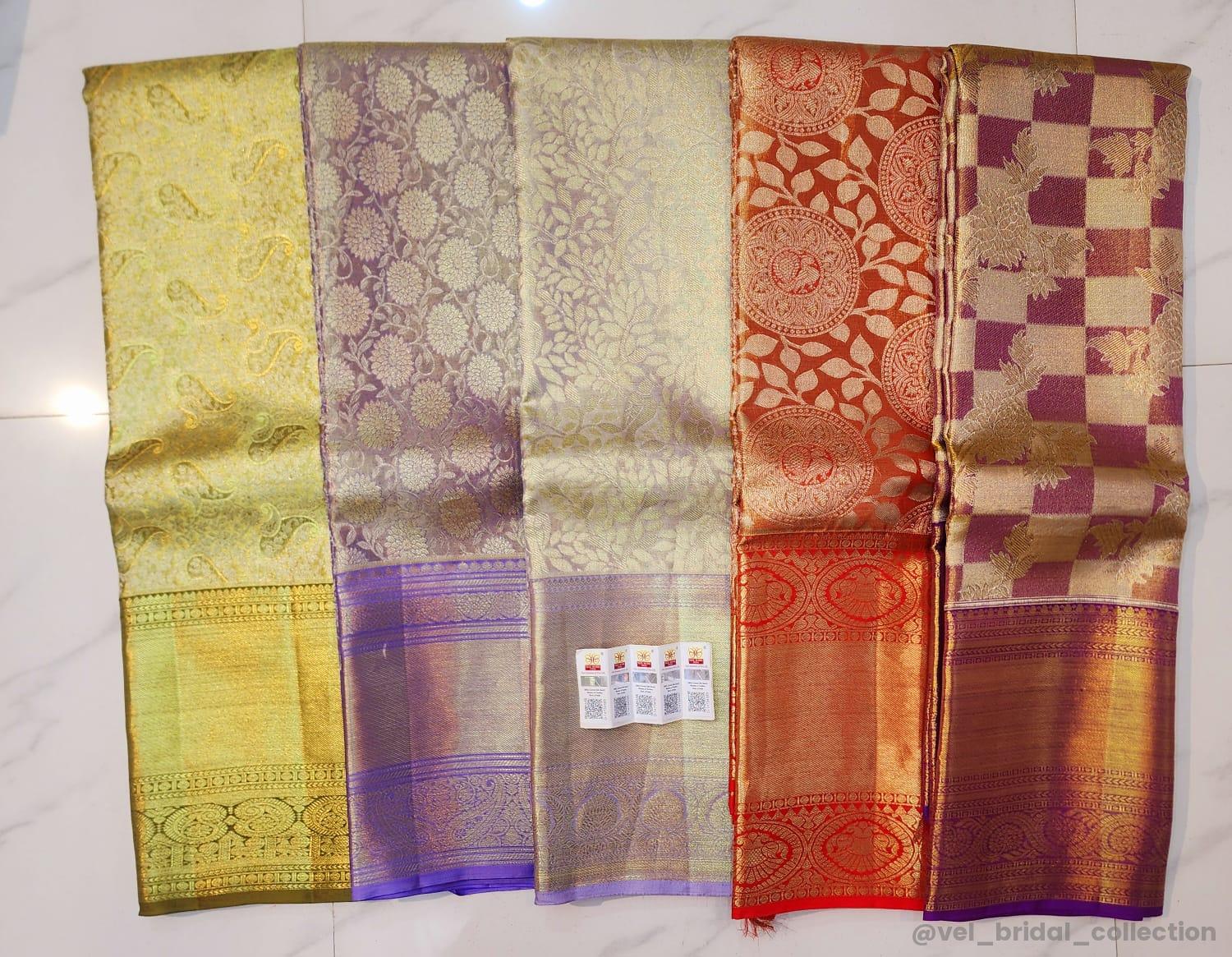 KANCHIPURAM  BRIDAL SAREES