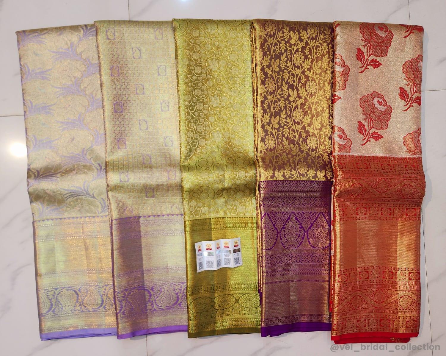 KANCHIPURAM  BRIDAL SAREES