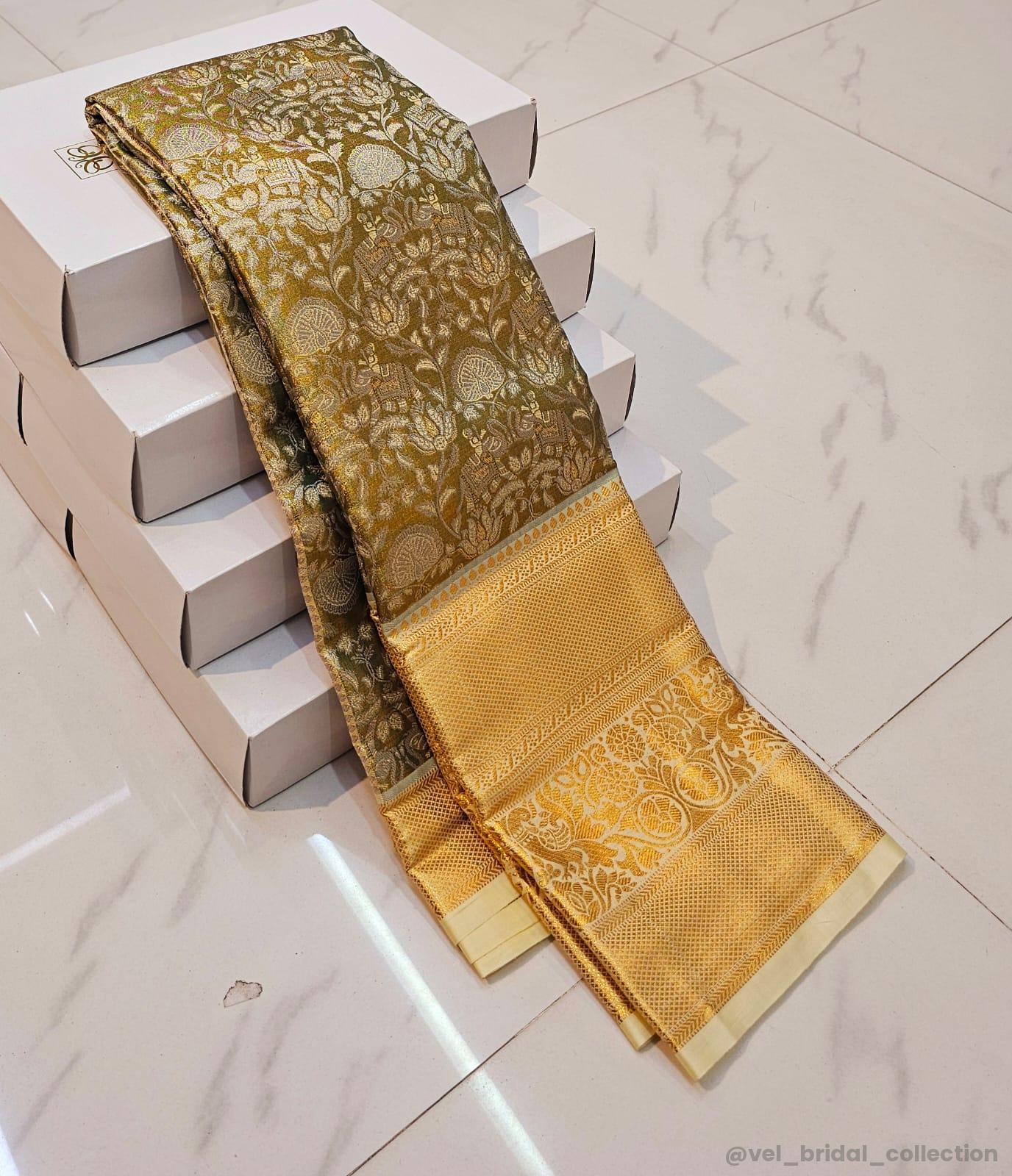 Kanchipuram semi silk saree