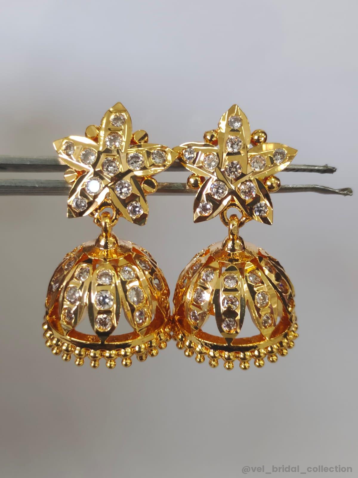 Bell-Shaped Jhumka Earrings