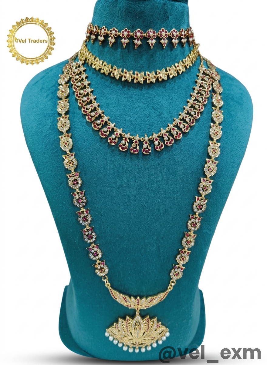 Impon Temple Jewelry set