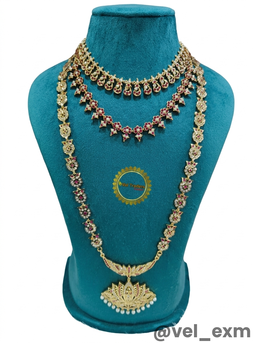 Impon Temple Jewelry set