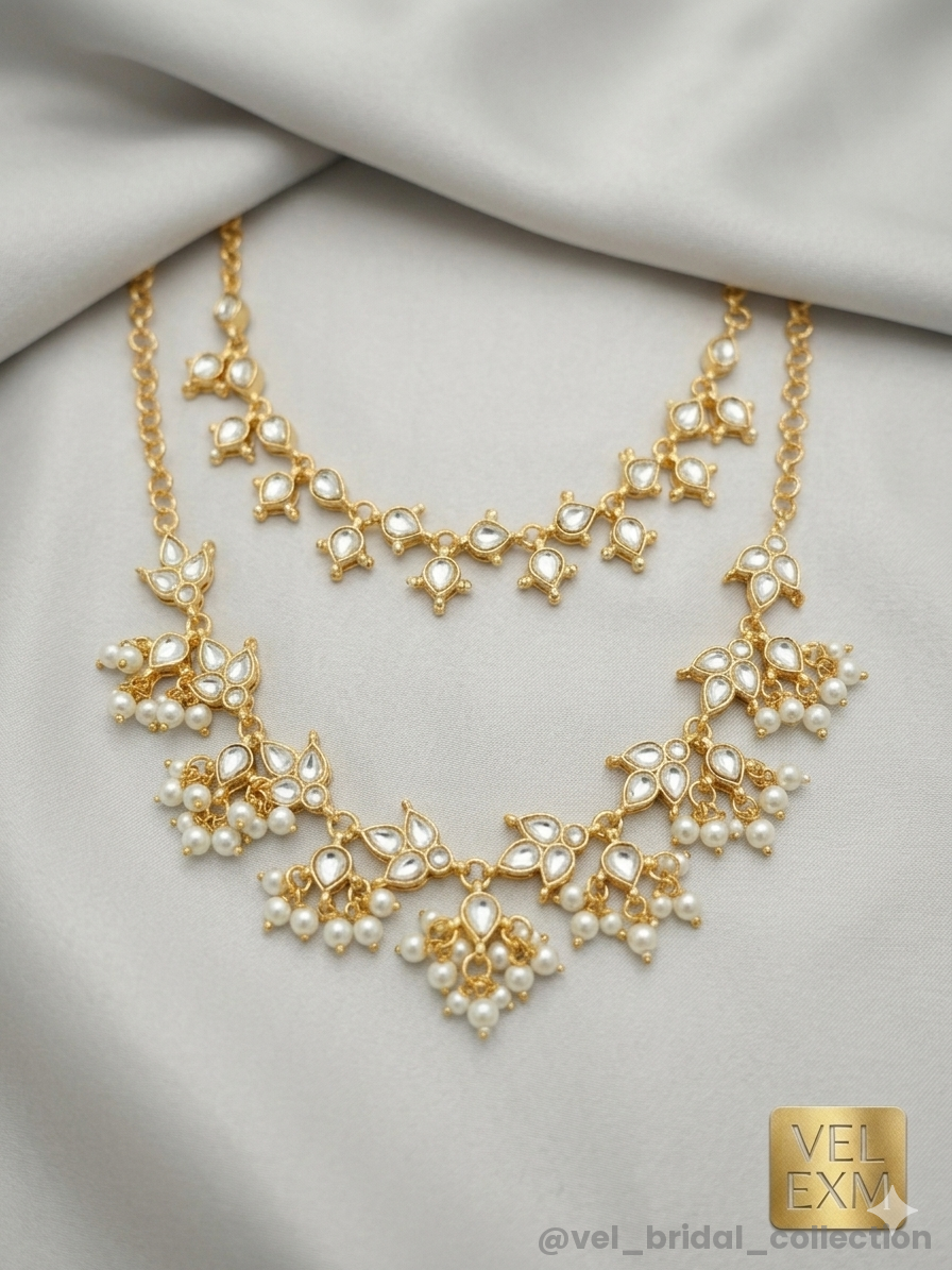 White Necklace set