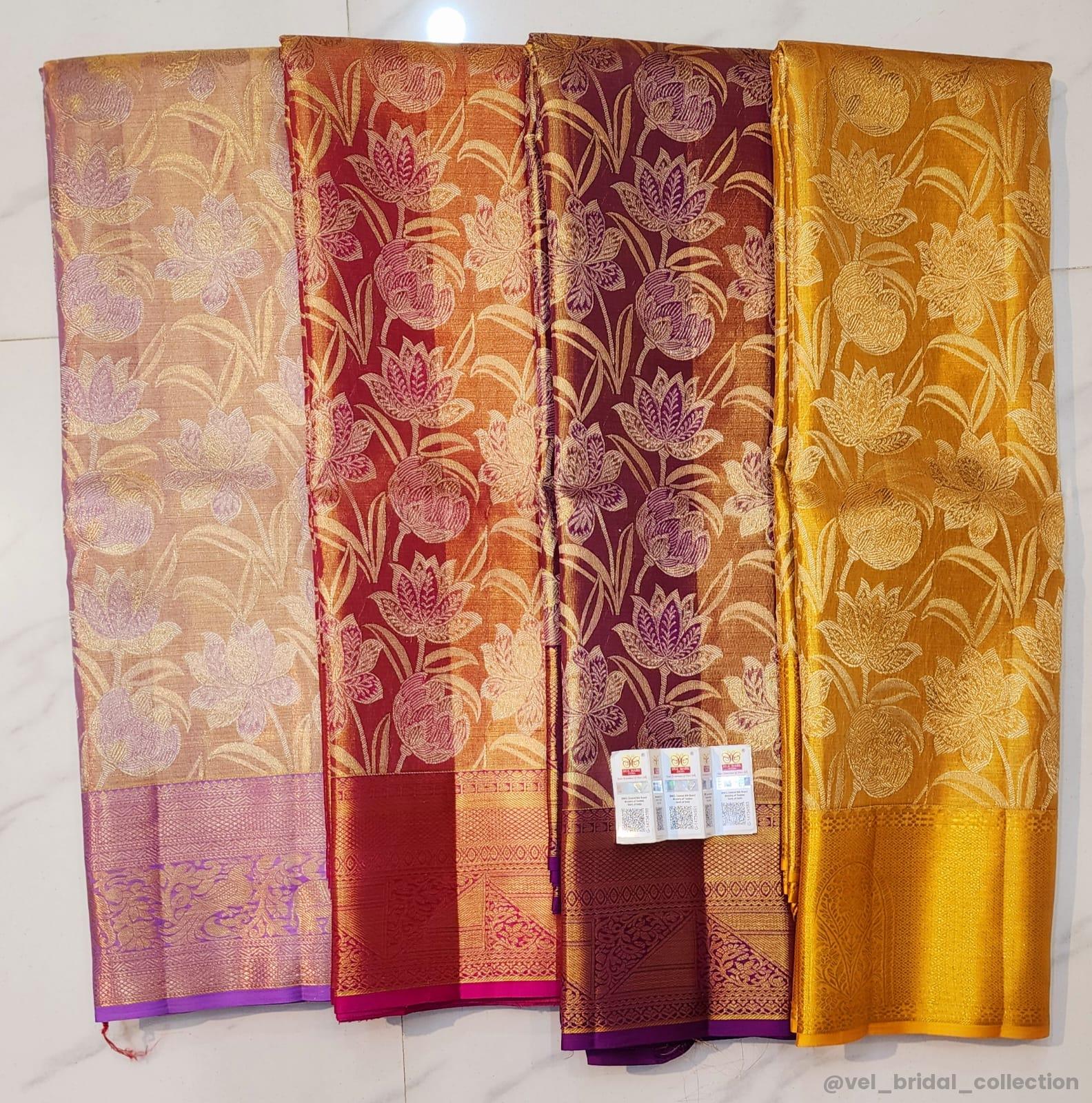 KANCHIPURAM  BRIDAL SAREES