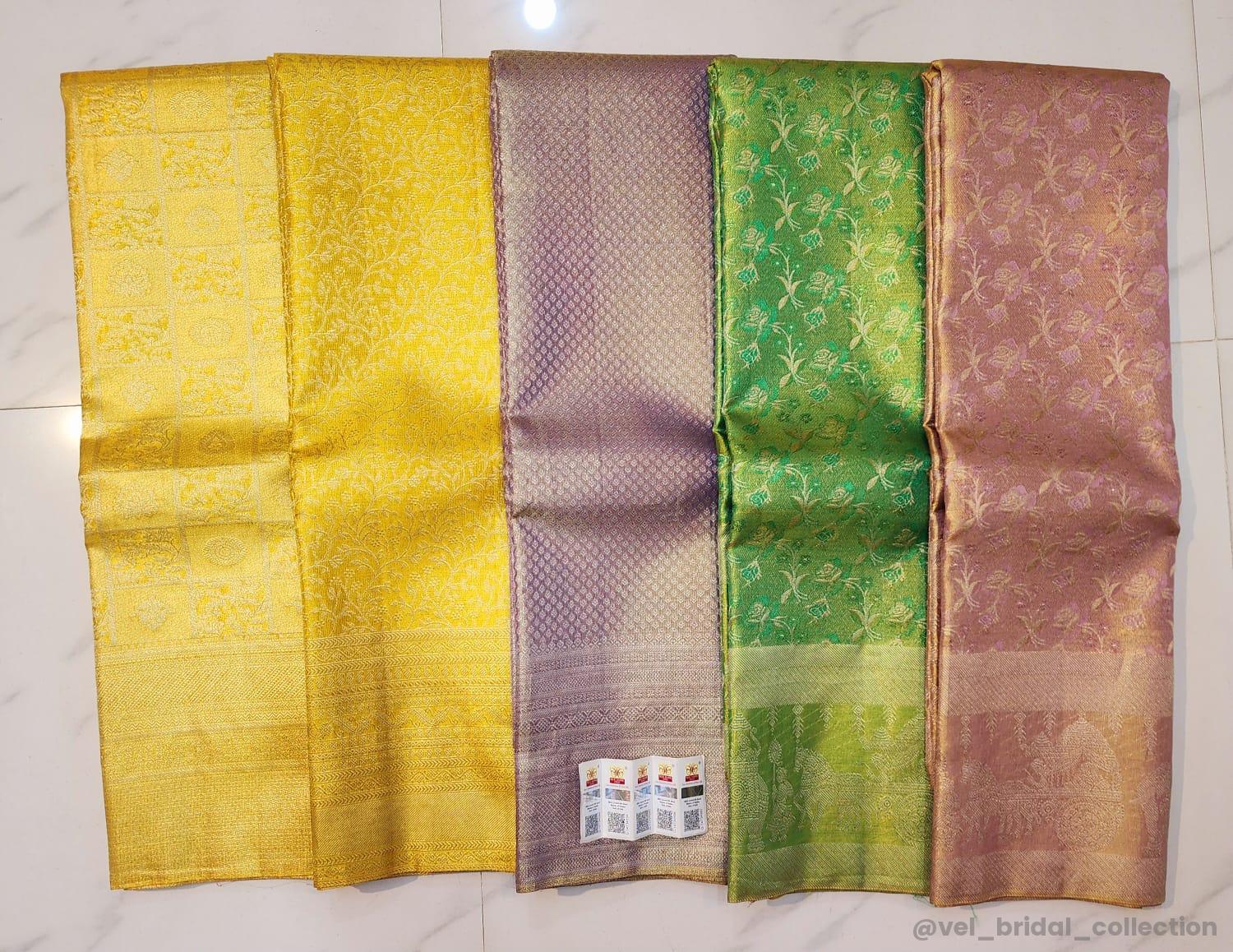 KANCHIPURAM  BRIDAL SAREES