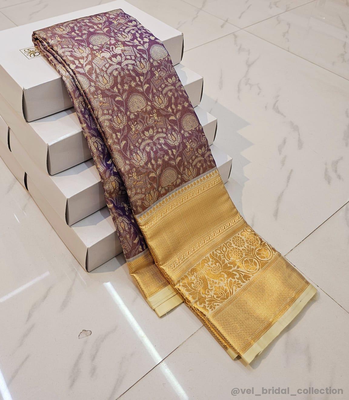 Kanchipuram semi silk saree