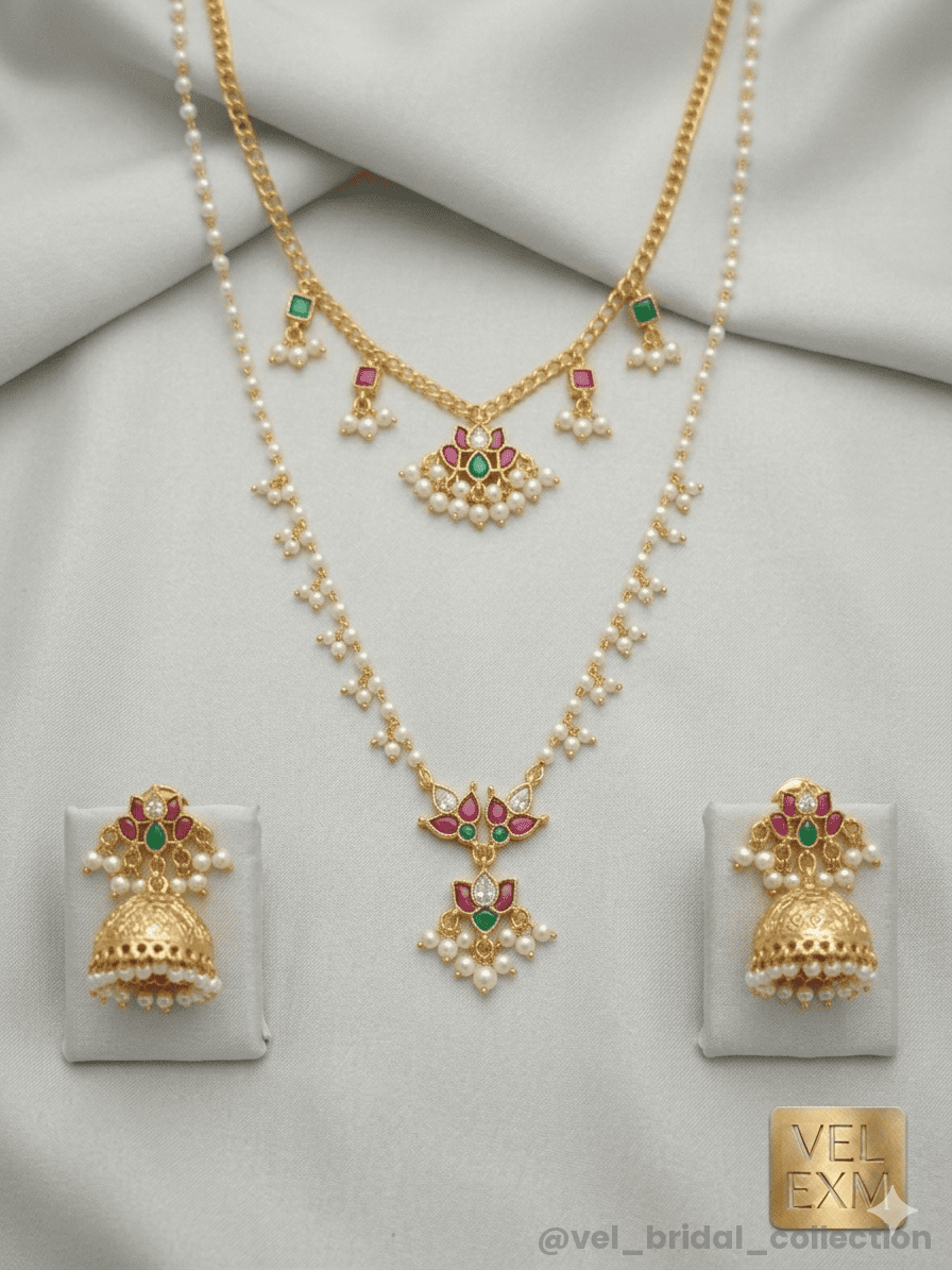 Kundan Combo Set