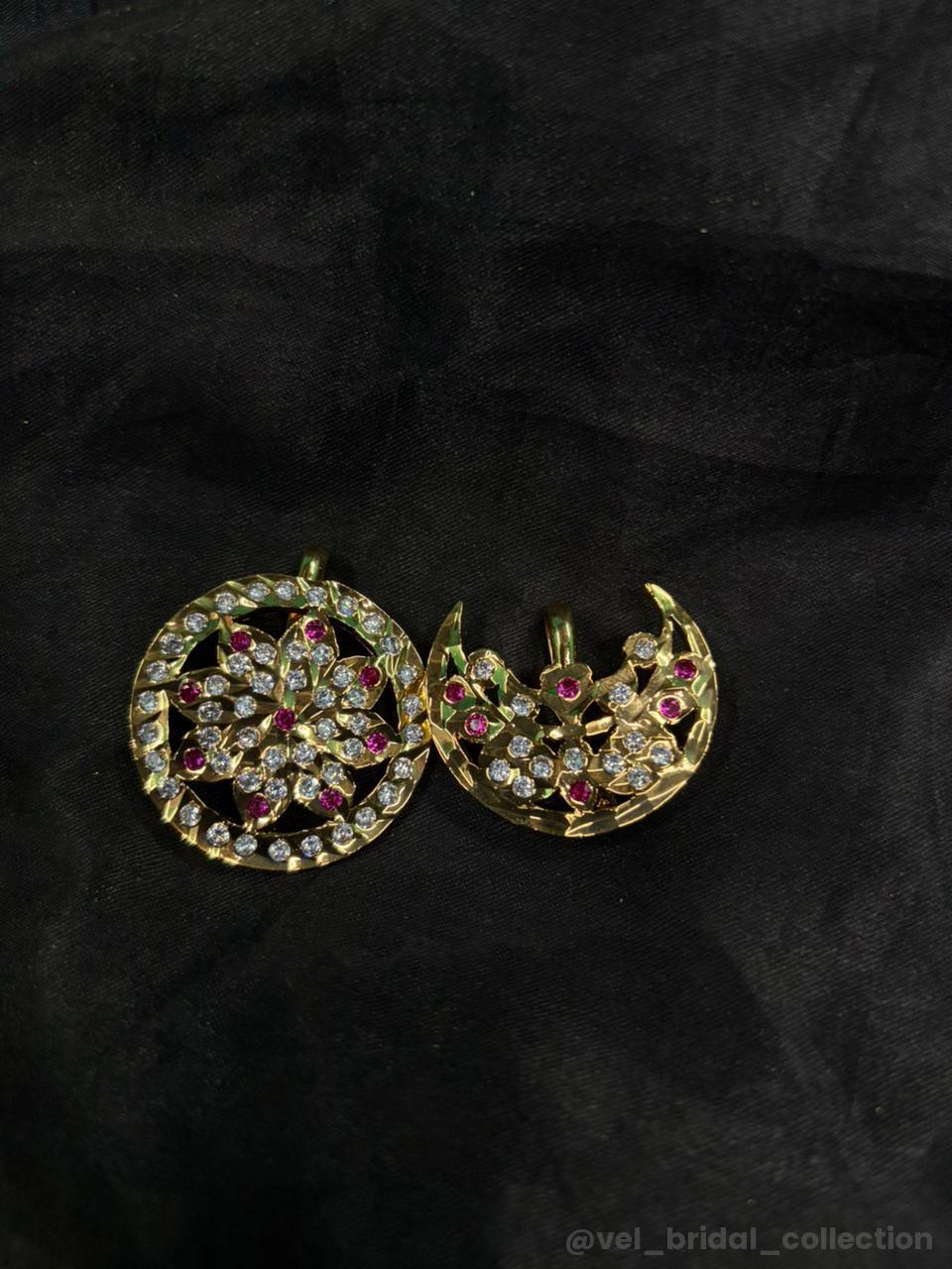 Gold-plated Sun & Moon Pendants