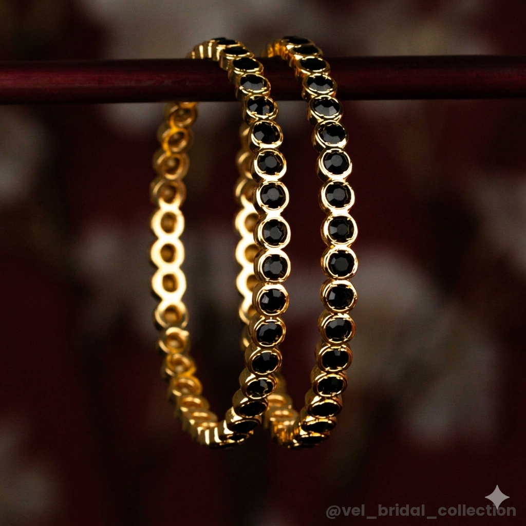 Impon Bangles stone collection