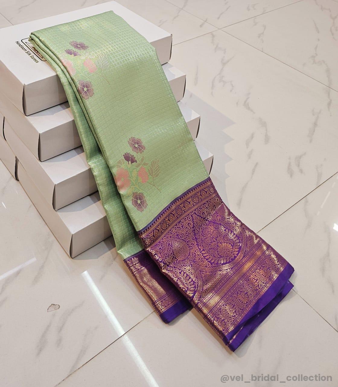Kanchipuram semi silk saree