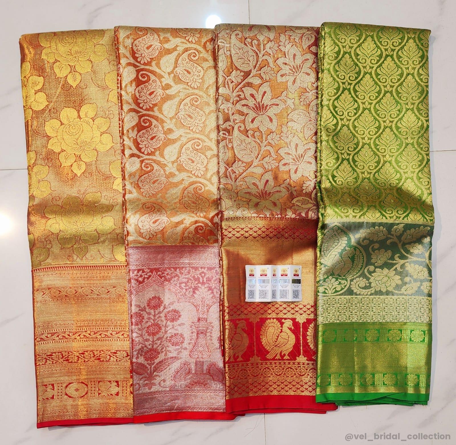 KANCHIPURAM  BRIDAL SAREES