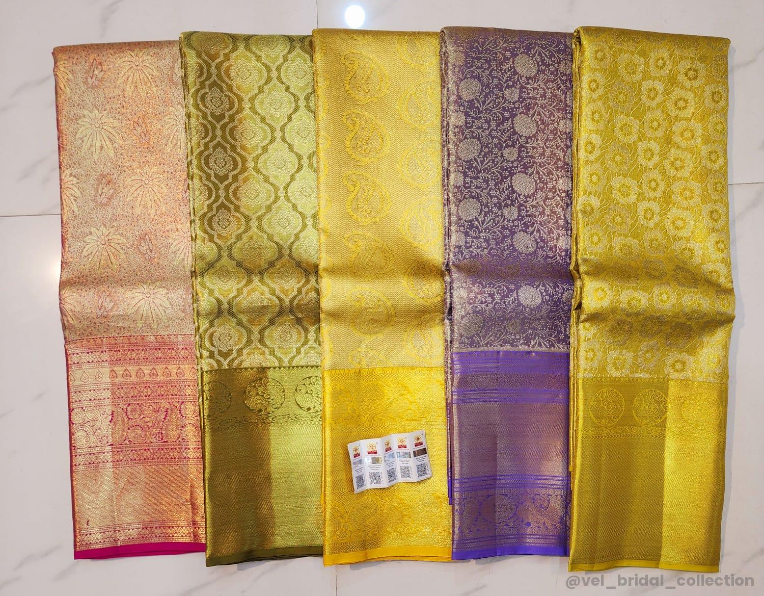 KANCHIPURAM  BRIDAL SAREES