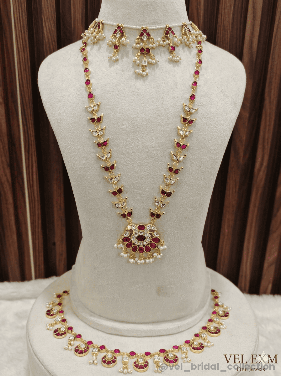 Ruby White Combo set