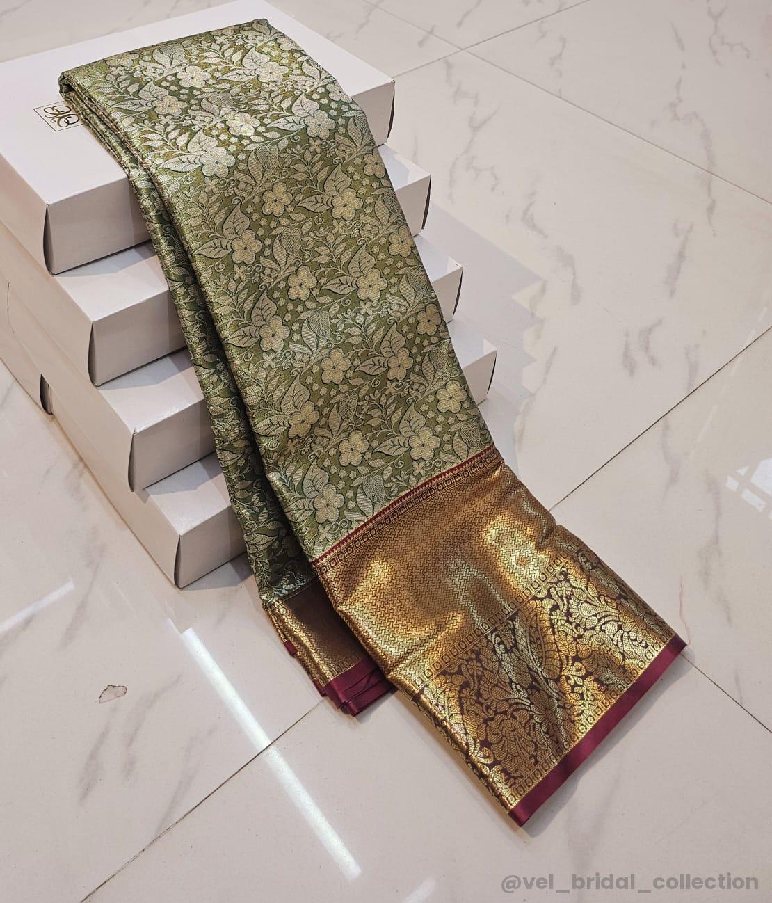 Kanchipuram semi silk saree