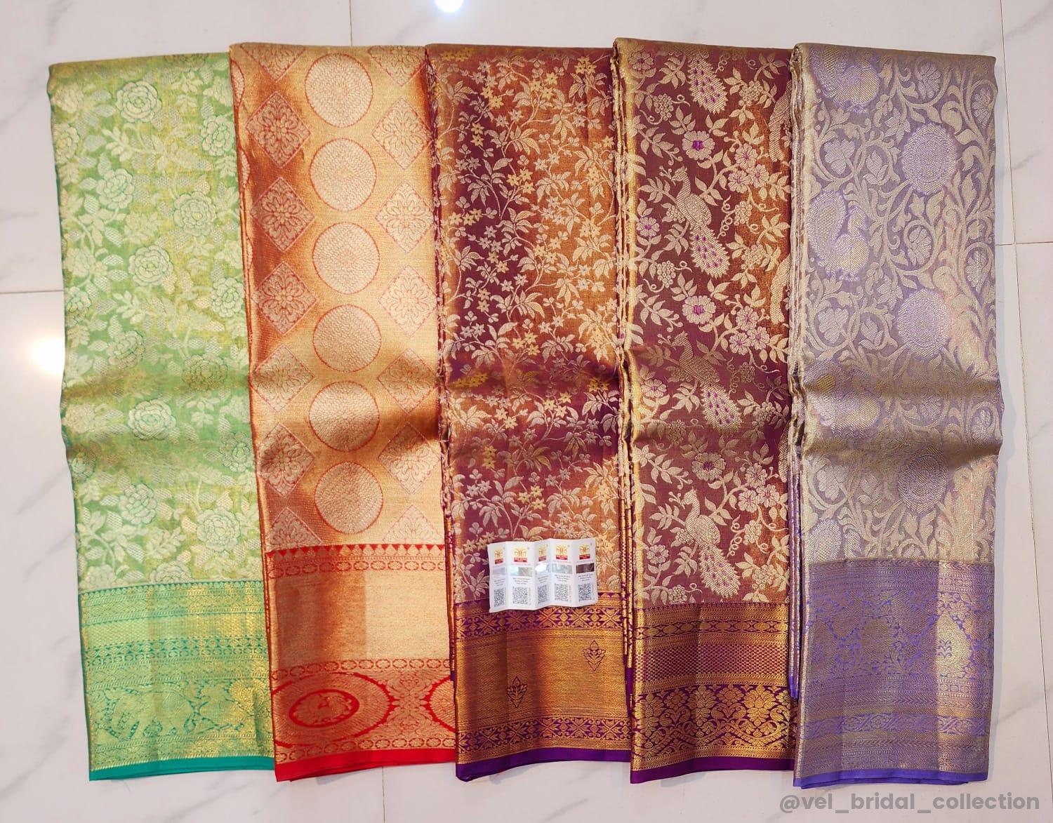 KANCHIPURAM  BRIDAL SAREES