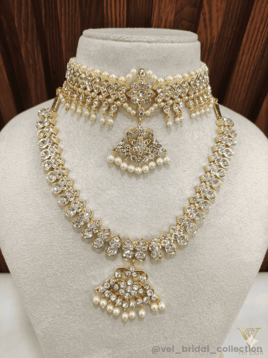 Bharatanatyam Kemp Necklace